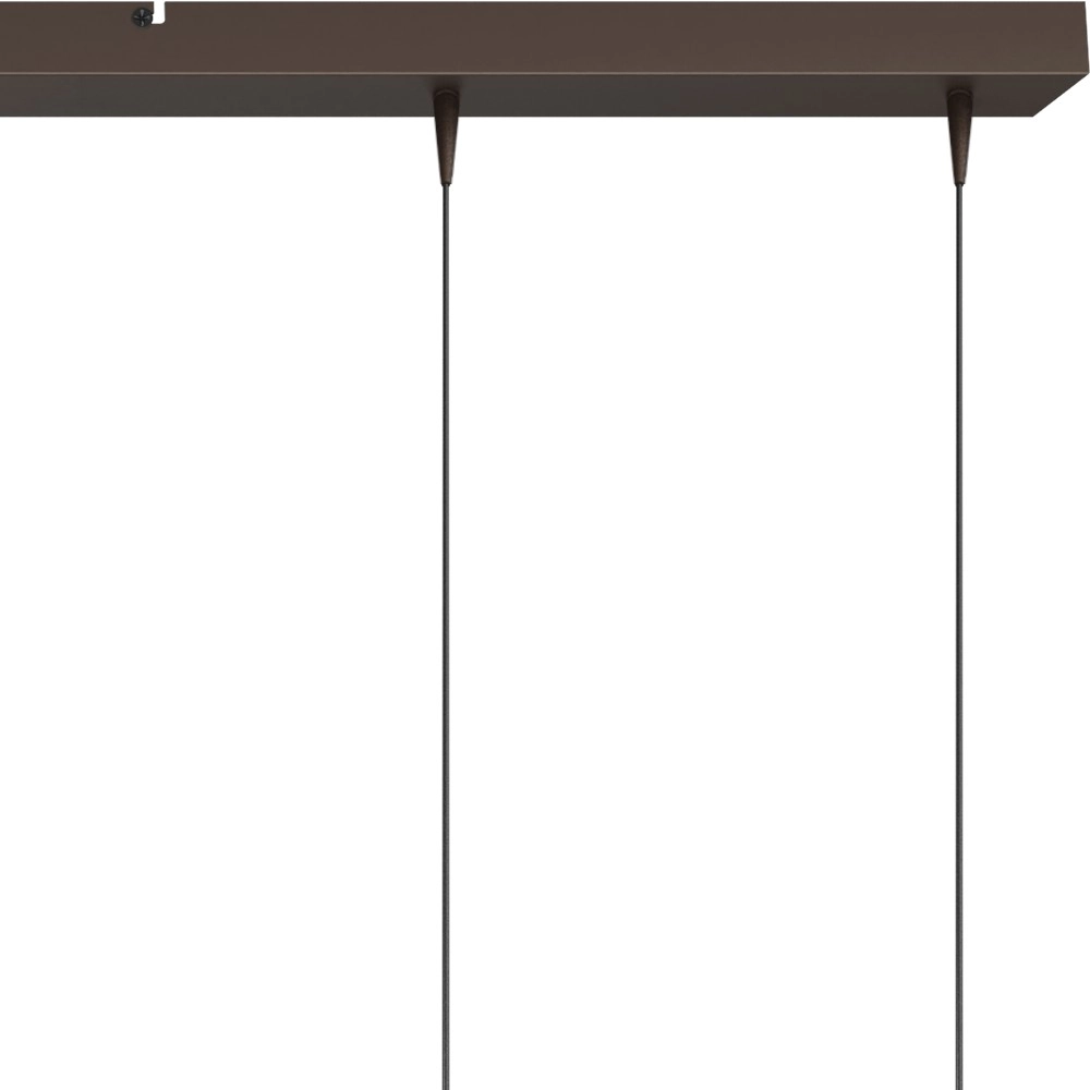 6-light pendant lamp Talana 130cm cocoa brown Ø 6cm DTW Masterlight 8718121361307