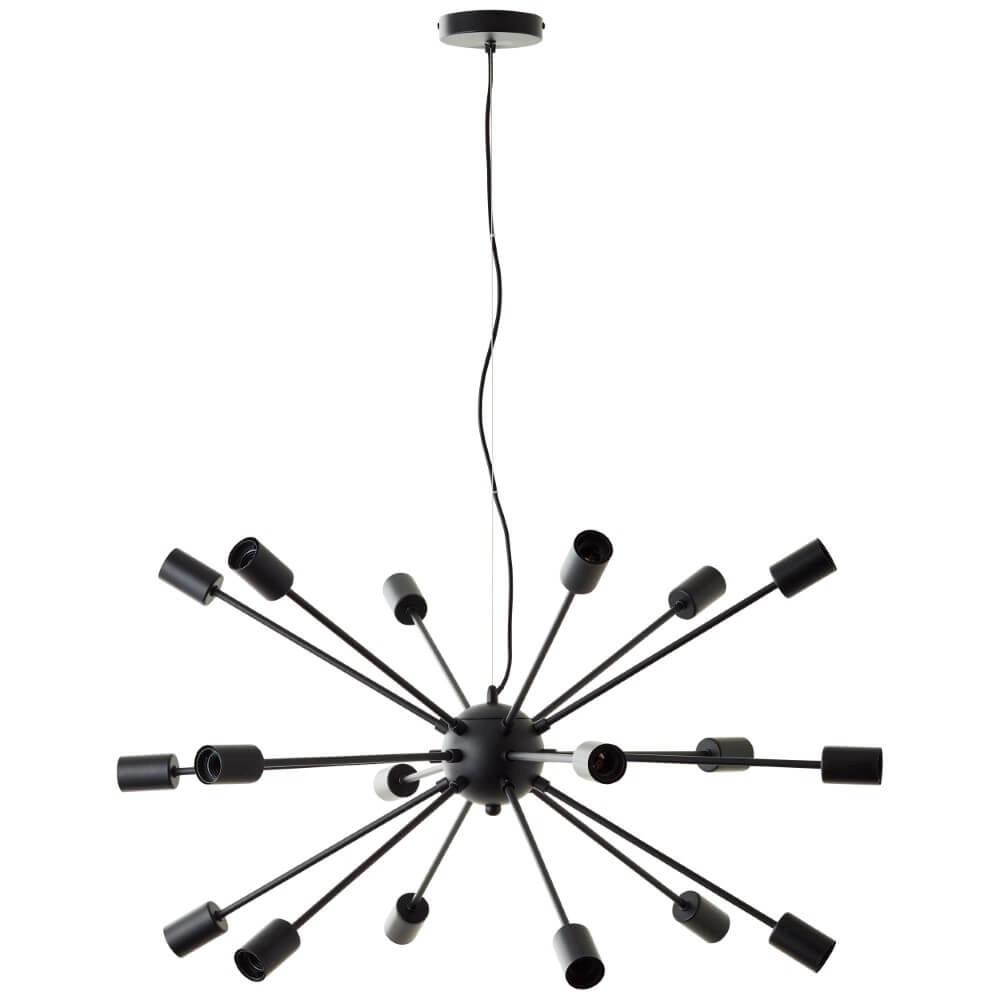 18-light pendant lamp Dree black Brilliant 4004353421693