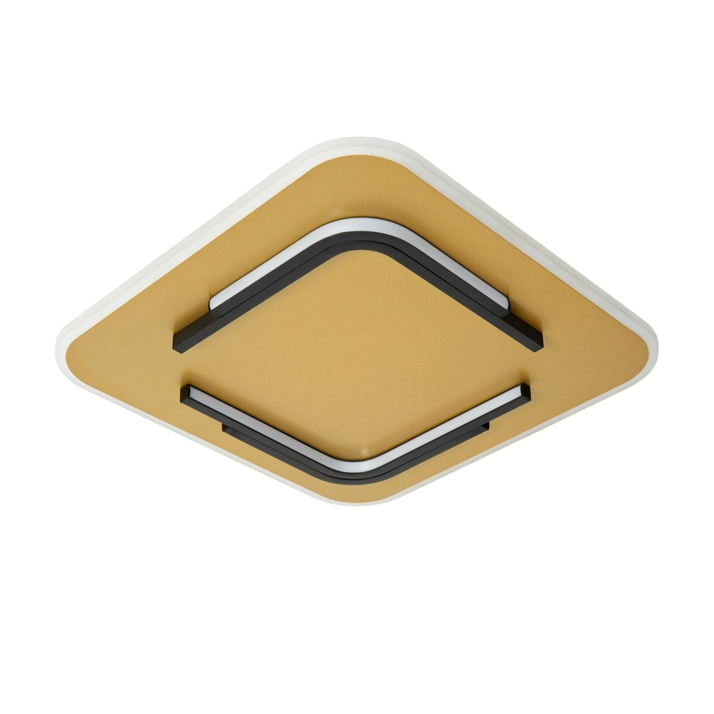 Design ceiling light Andreas 40 x 40cm - 30W black with gold