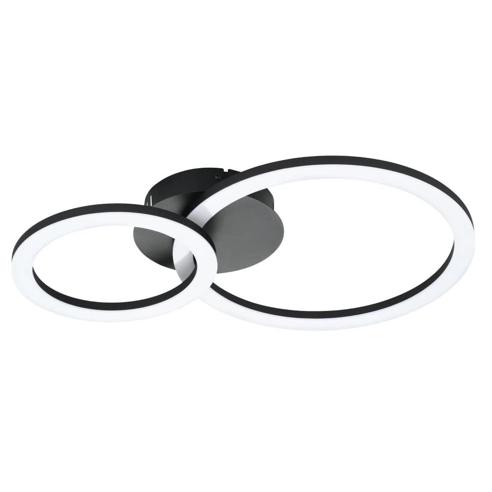 Ceiling lamp Zigbee Parrapos-Z 44.5x30cm black