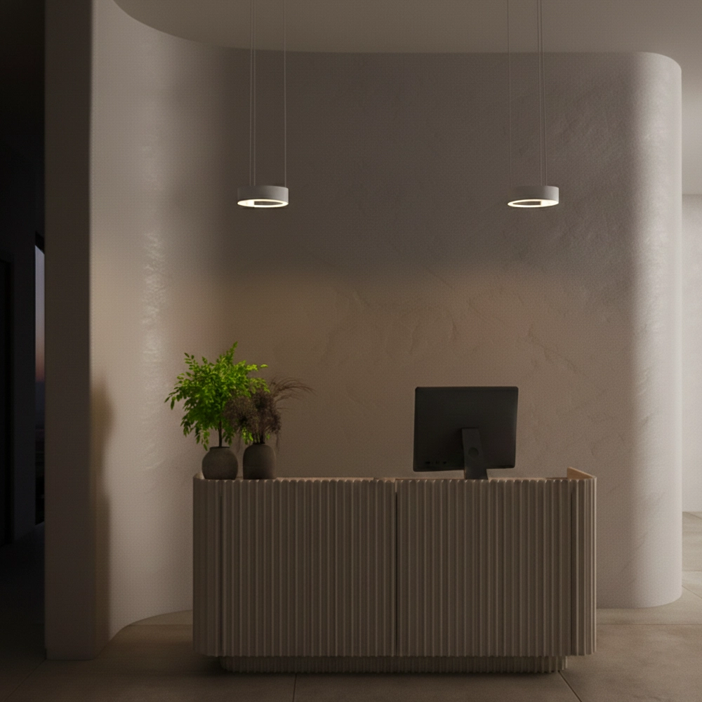 Design pendant lamp Afi white
