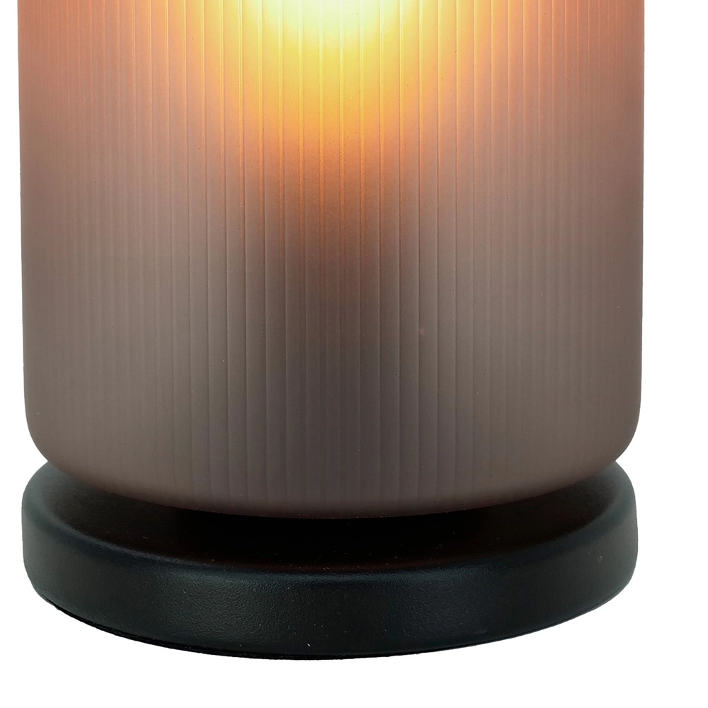 Table lamp Colomera smoke frosted glass Eglo 9008606307166