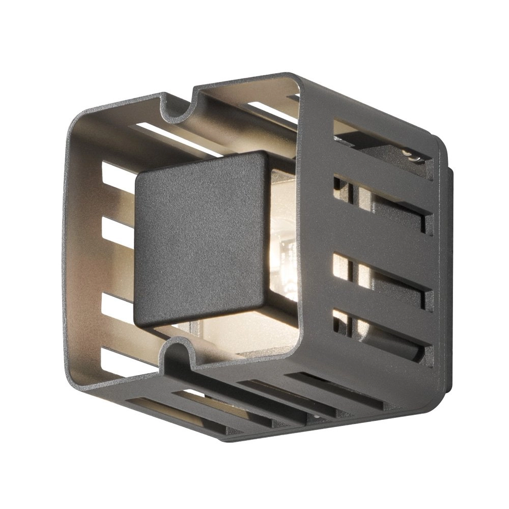 LED outdoor lamp Pescara Square 11cm anthracite