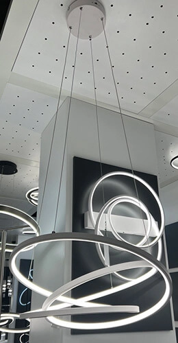 Vide pendant lamp Darvin white - 62cm Trio 4017807616033