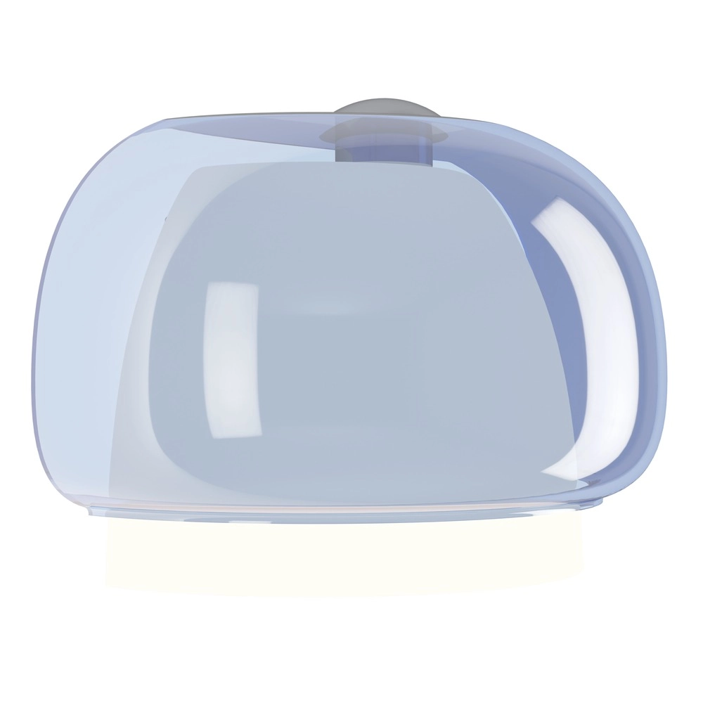 Design wall lamp Belomontejo chrome with blue
