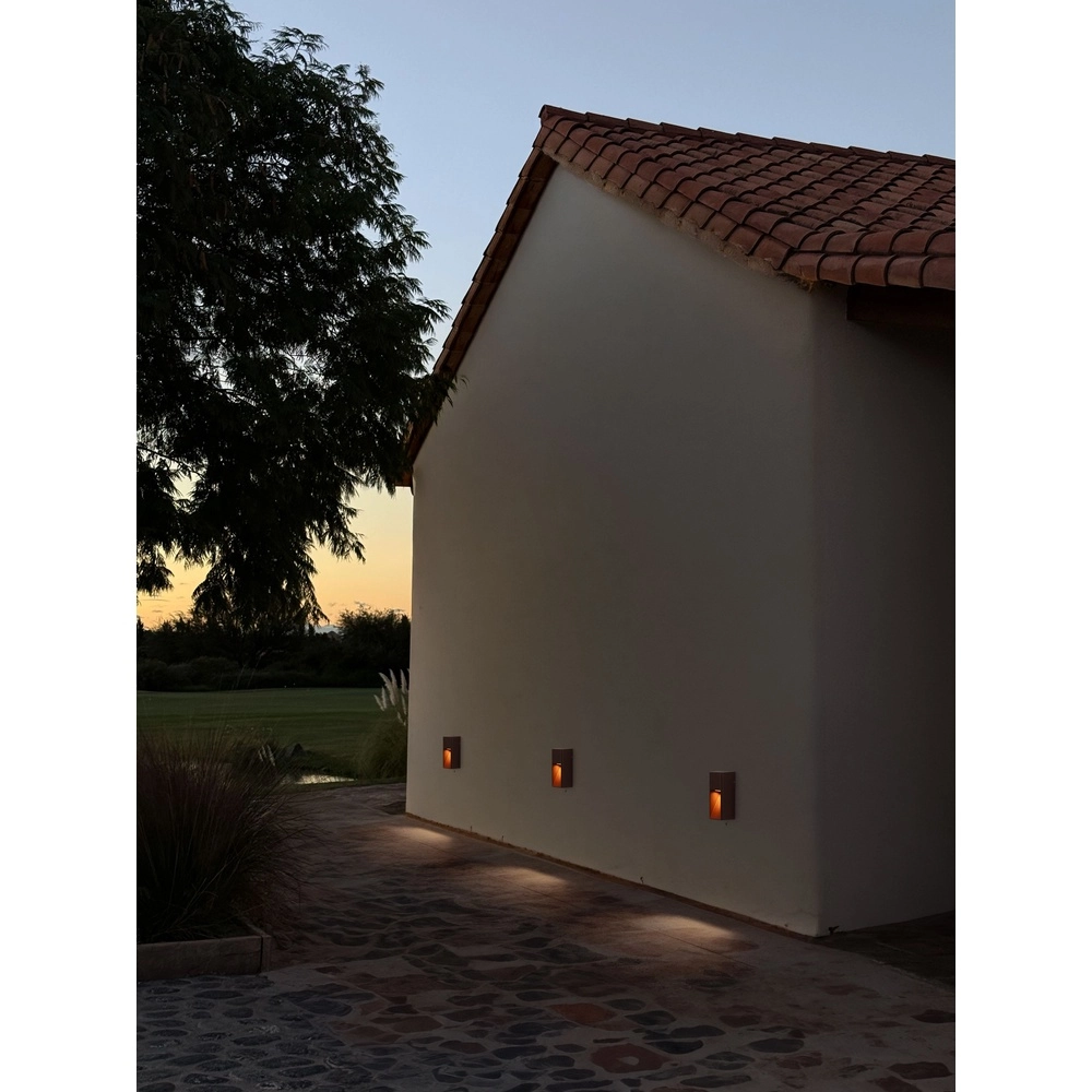 Sleek wall lamp Mazu Rusty brown Lyora 5212063504363