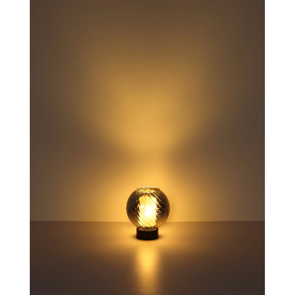 Table lamp Ulf black with smoke Globo 9007371528707