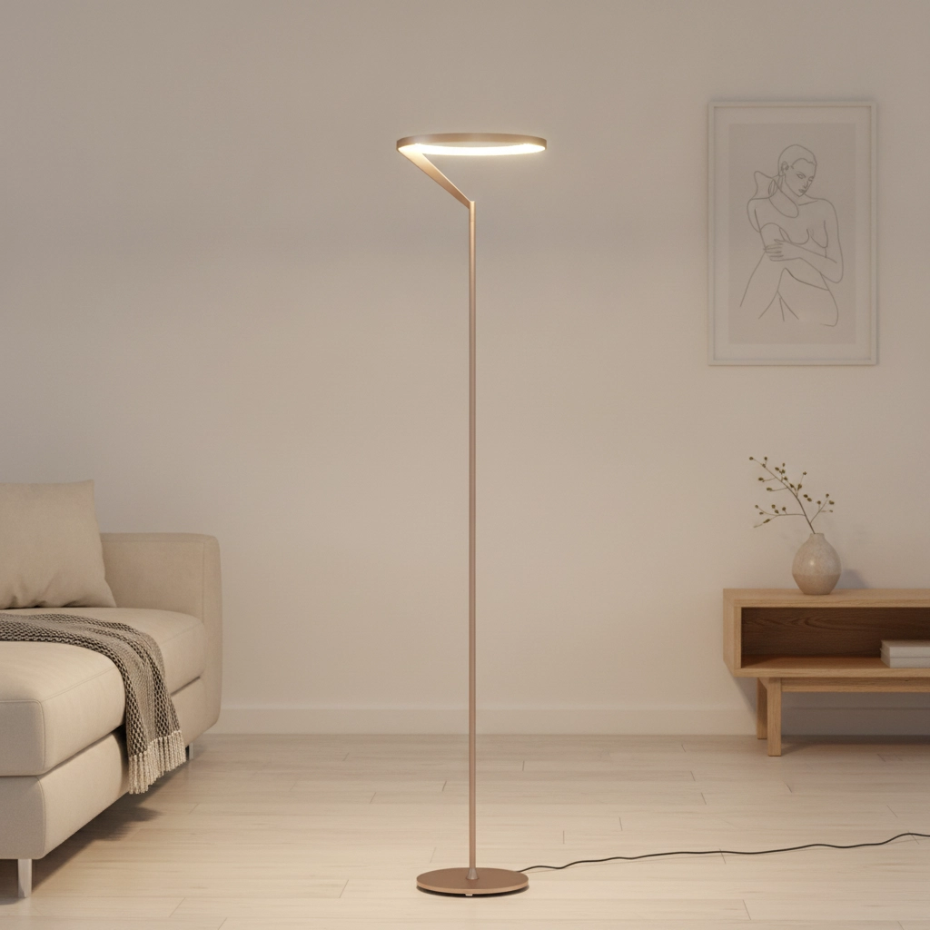 Floor lamp Tilia mocha brown