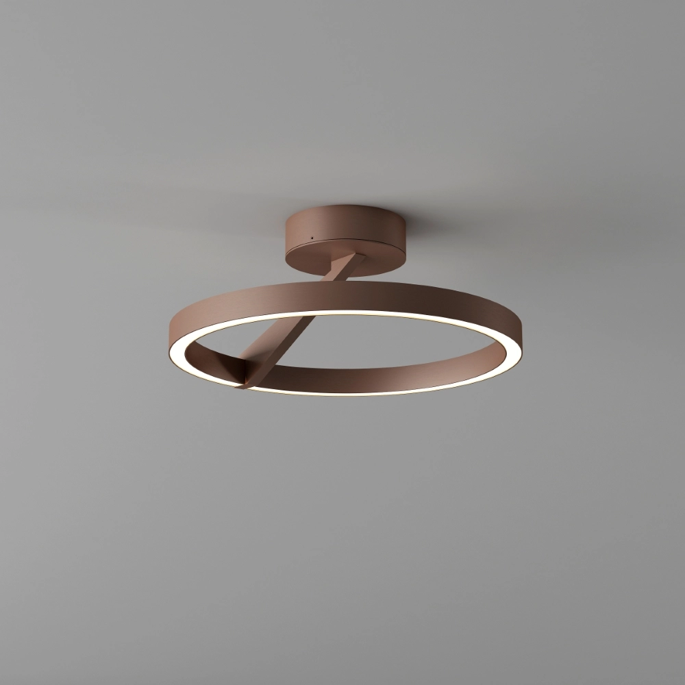 Design ceiling lamp Oregon Ø 33cm - Brushed bronze Artdelight 8720701103818