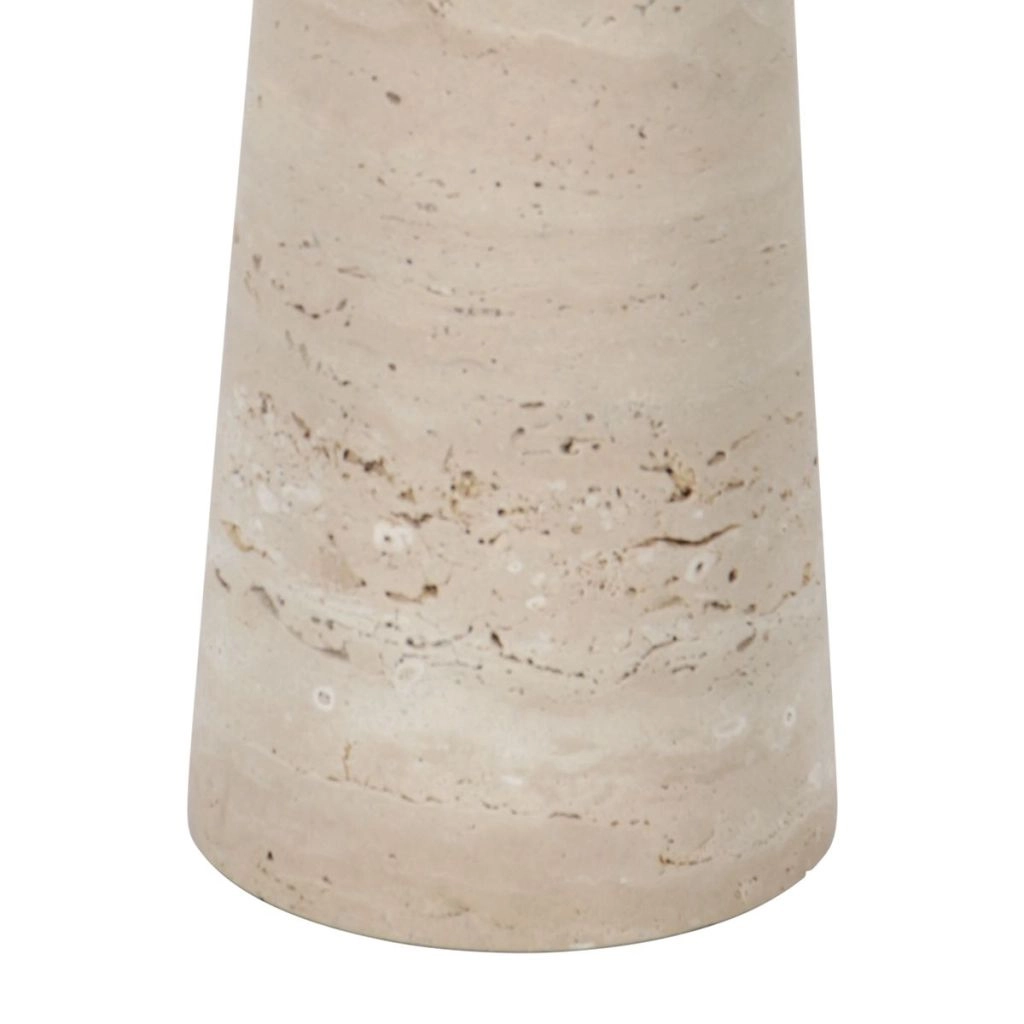 Stone Table Lamp Travino with straw shade Ø30cm Steinhauer 8712746183450