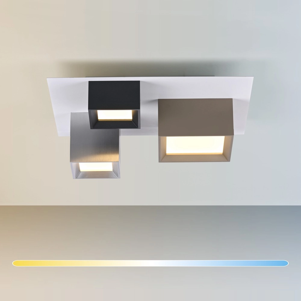 Led ceiling light Pure Manhattan 3-light Paul Neuhaus 4012248396872