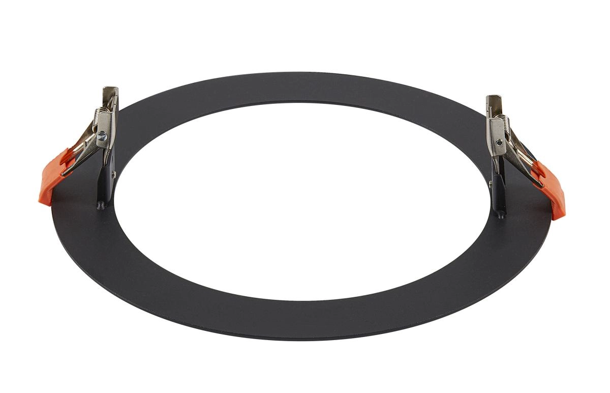Front mounting frame Numinos XL round 240/180mm black SLV 4024163262156