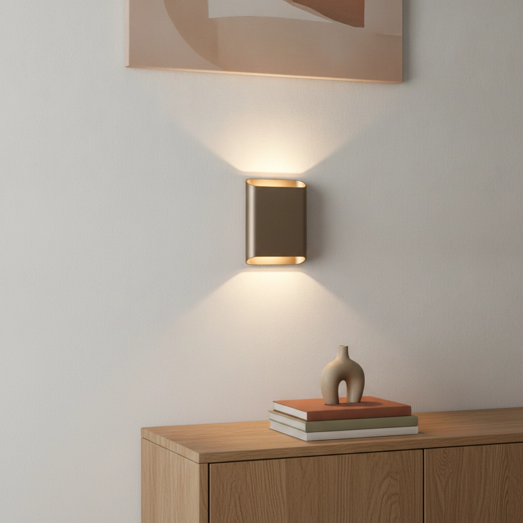 Wall lamp Diaz L Champagne