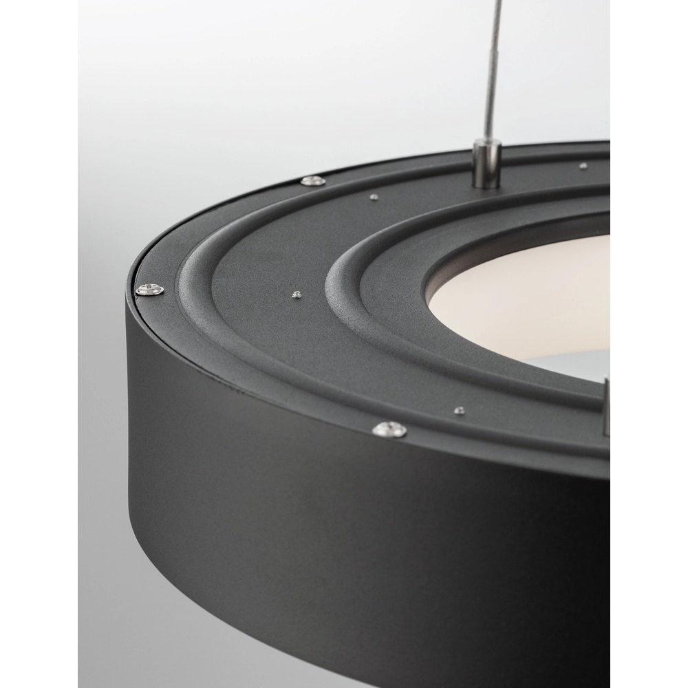 Pendant lamp Rando Thin black Ø 38cm Lyora 5212017420152