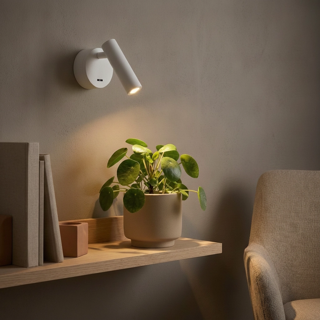 Wall spotlight Clip white