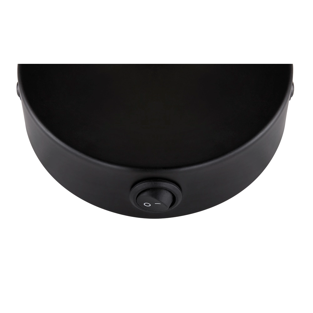 Design wall lamp Jay black with smoke Globo 9007371393398
