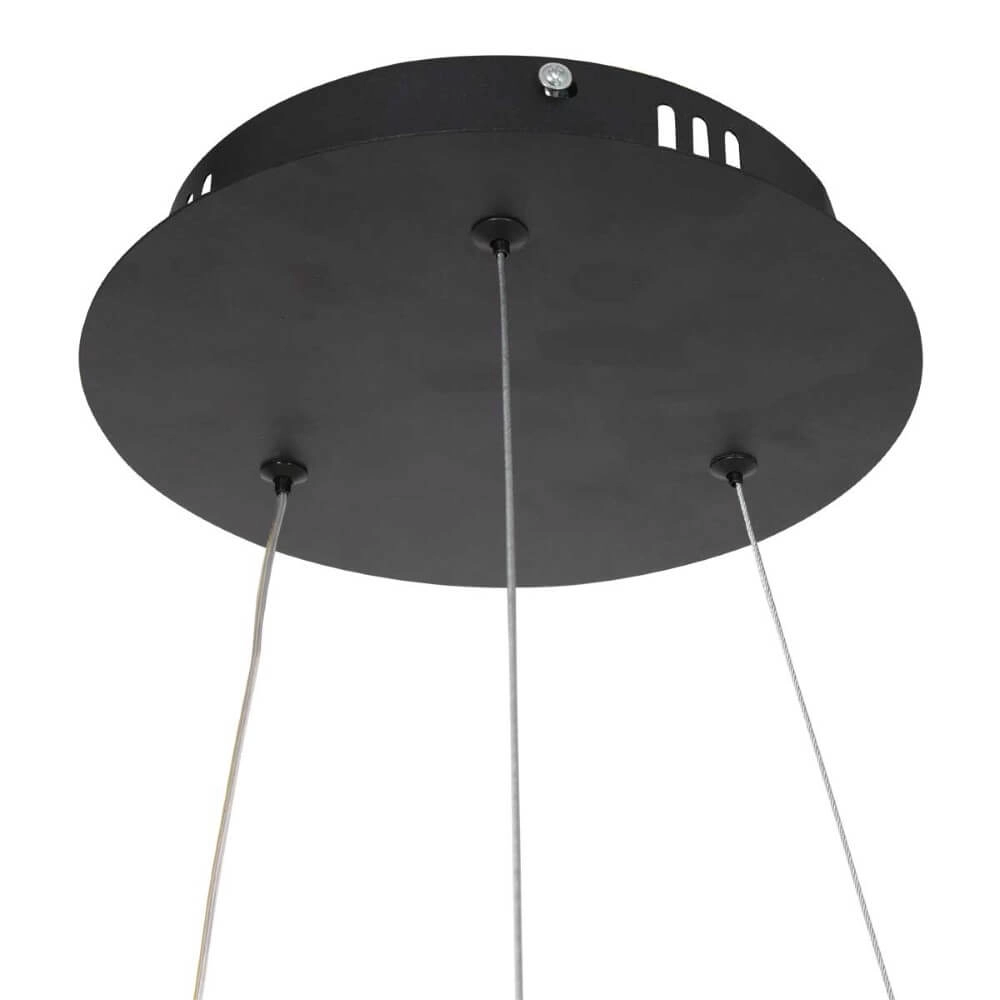 LED hanging lamp Ringlux black Steinhauer 8712746166811