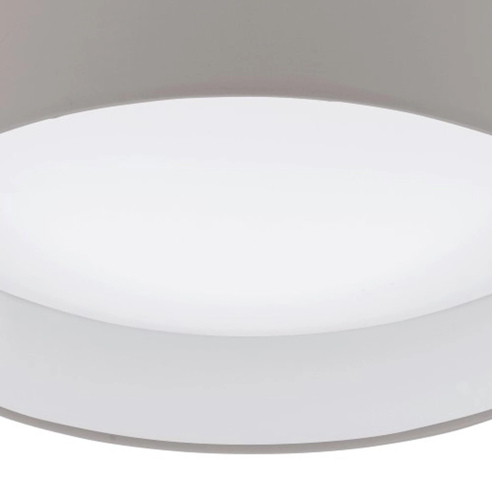 LED flush ceiling light Palomaro 1 40cm taupe Eglo 9002759965396