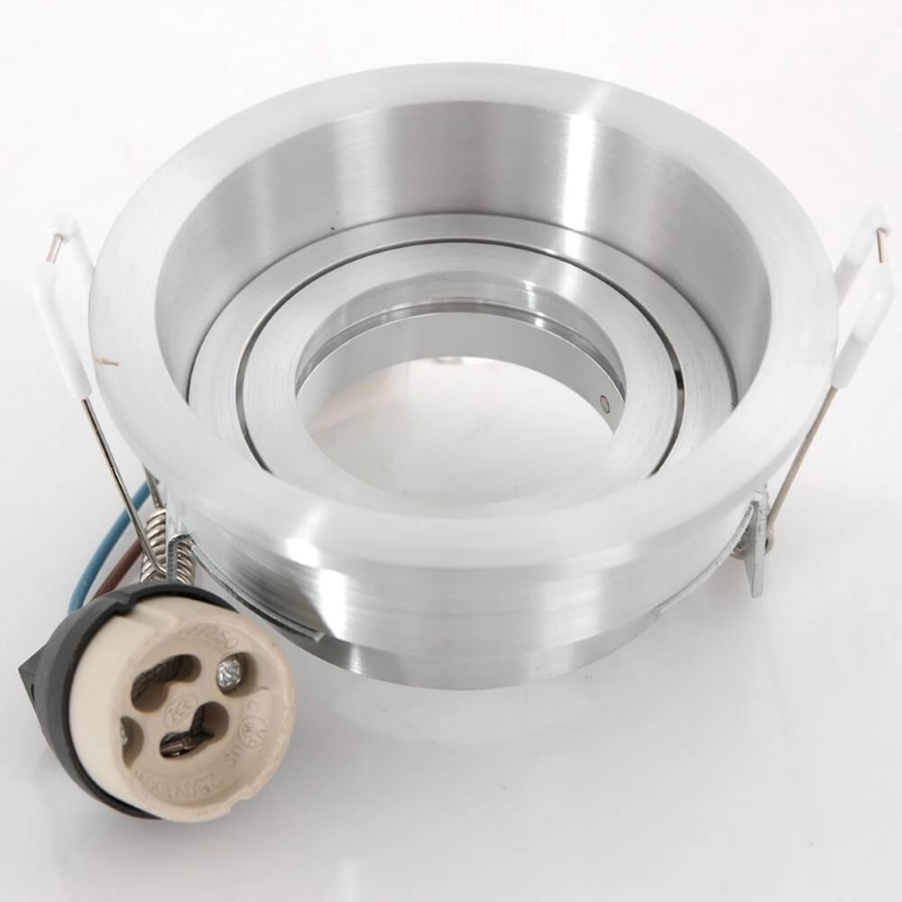 Brushed recessed spotlight Pelite spot Ø 10cm Steinhauer 8712746152661