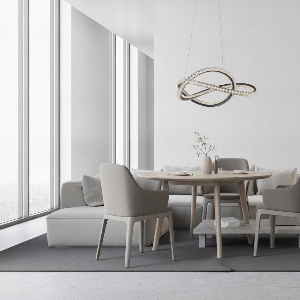 Design pendant lamp Ginevra black Ø 58cm