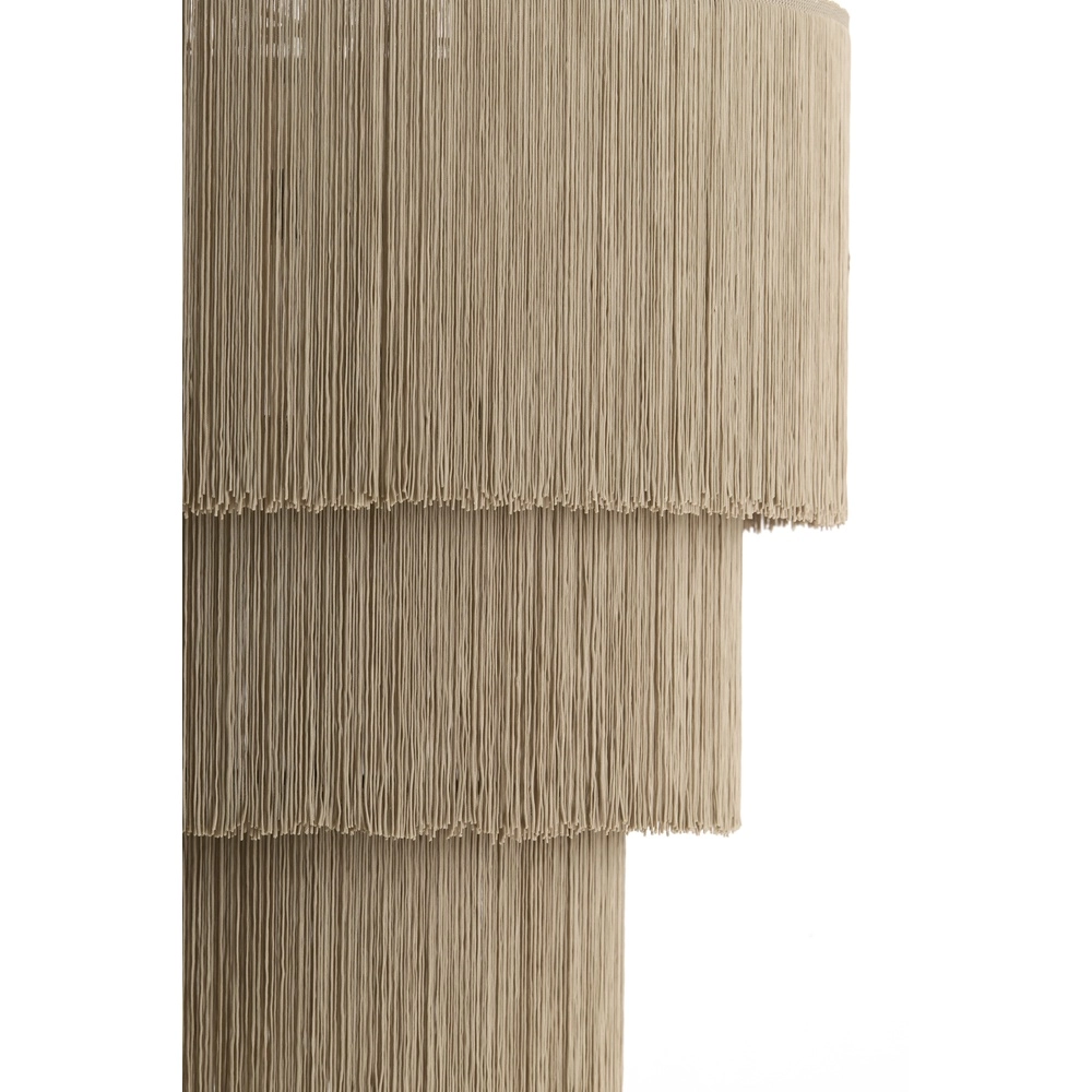 String pendant lamp Malaika Ø 45cm - taupe Light & Living 8717807816391