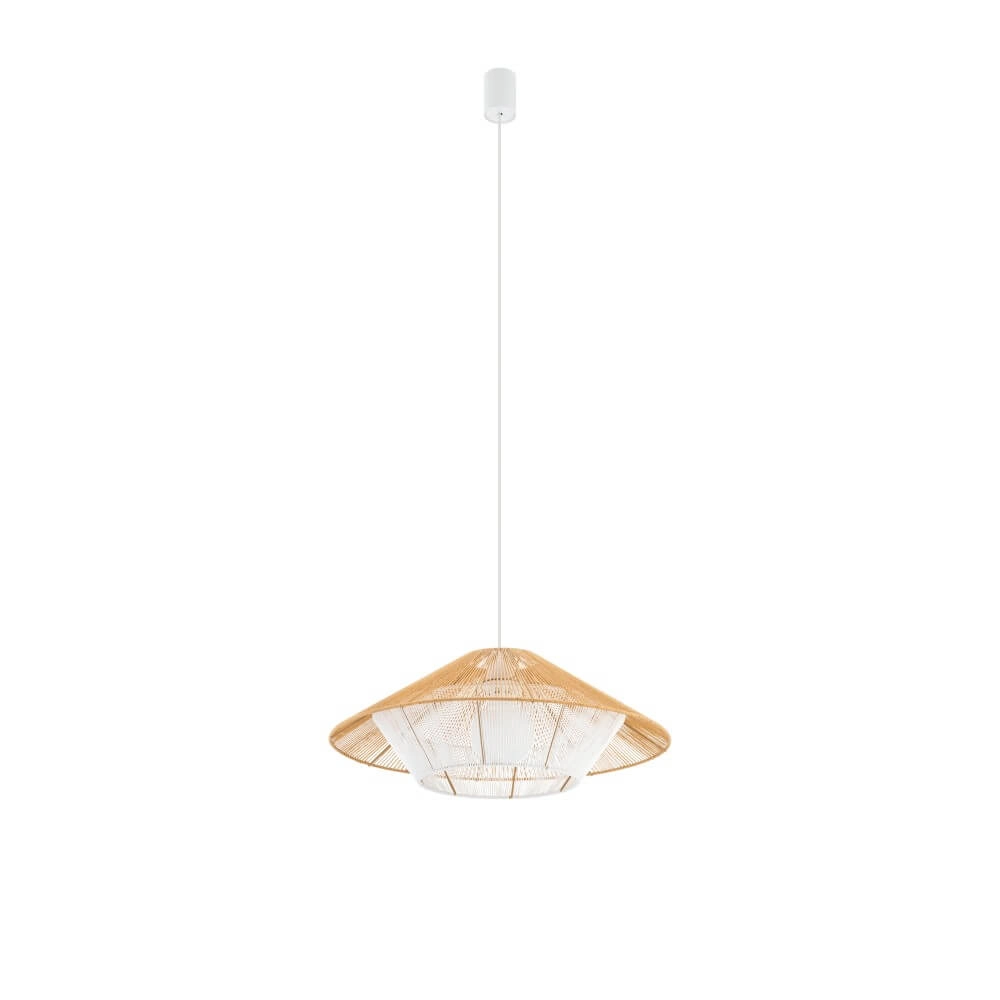 Rattan pendant lamp Japandi S Ø 50cm