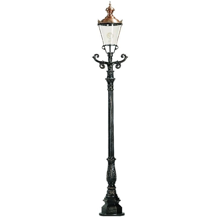 Nostalgic garden lamp Hamburg black