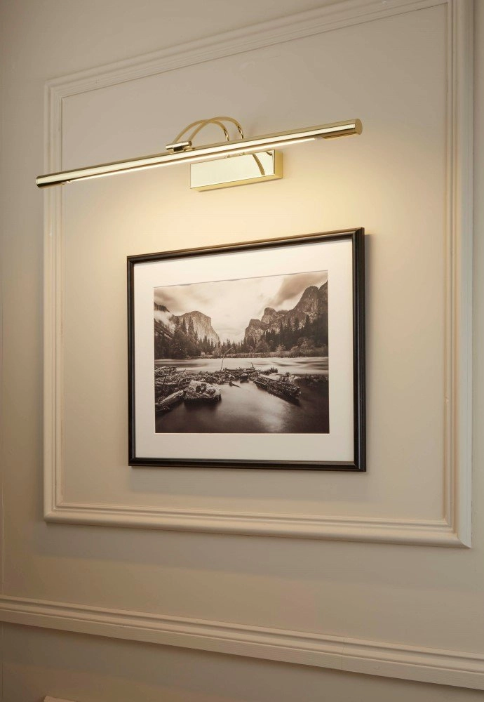 Brass painting lamp Picture Searchlight 5013874402936