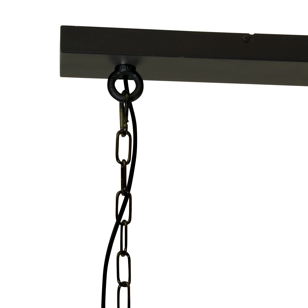 Dining room lamp Industria 2x27 2-light black with concrete gray Masterlight 8718121231457