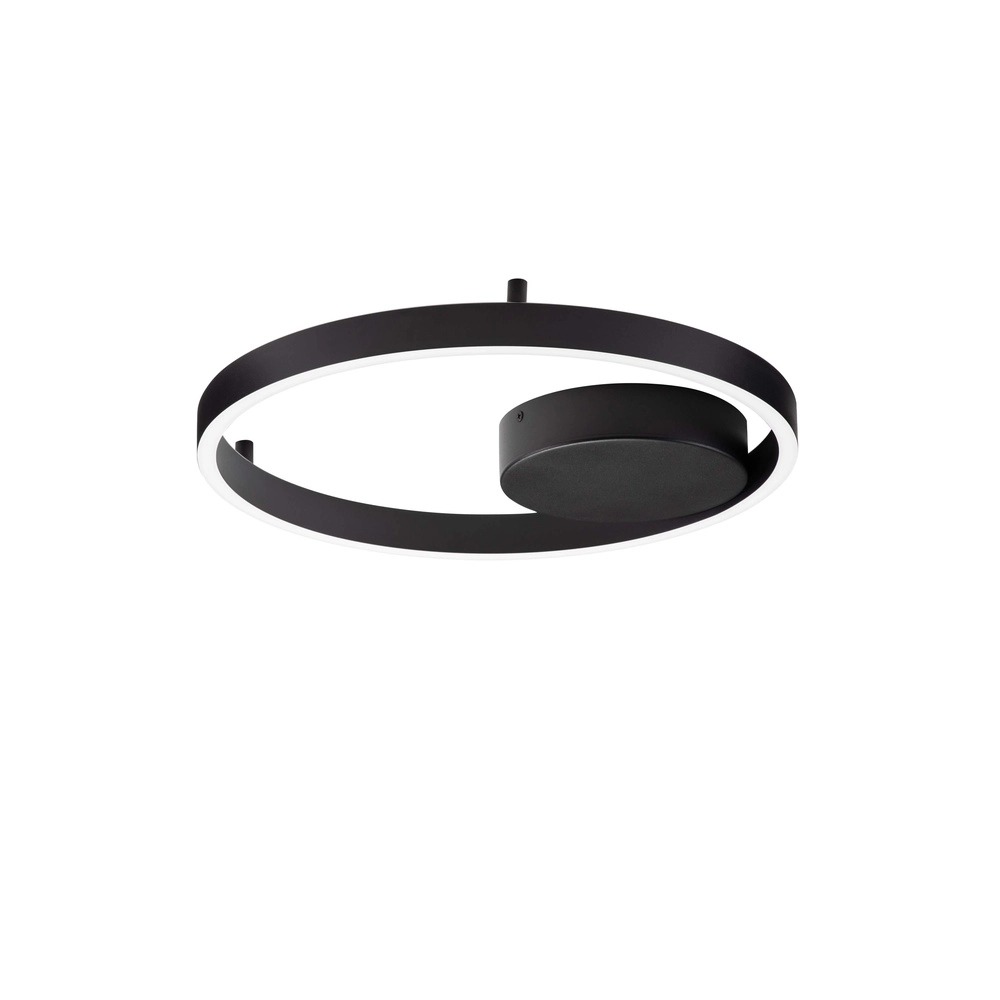 Ceiling lamp Hedra round Ø 40cm black Lyora 5212017448866
