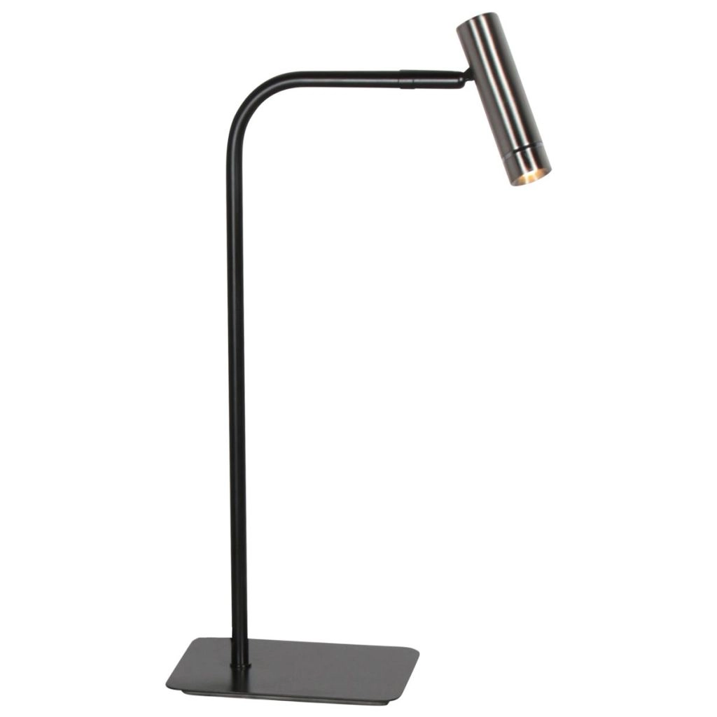 Table lamp Lumo black with nickel