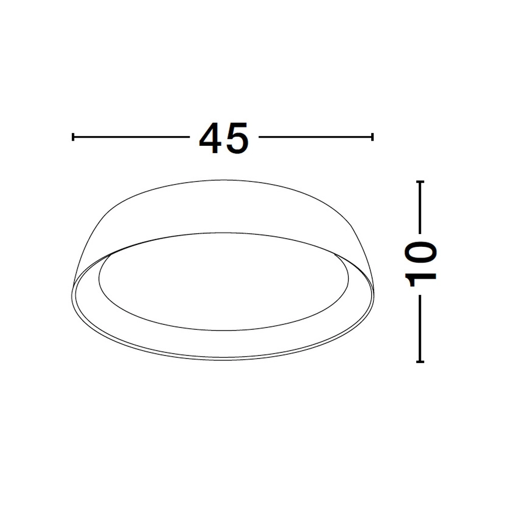 Ceiling lamp Sigi  Ø 45cm white Lyora 5212017448637