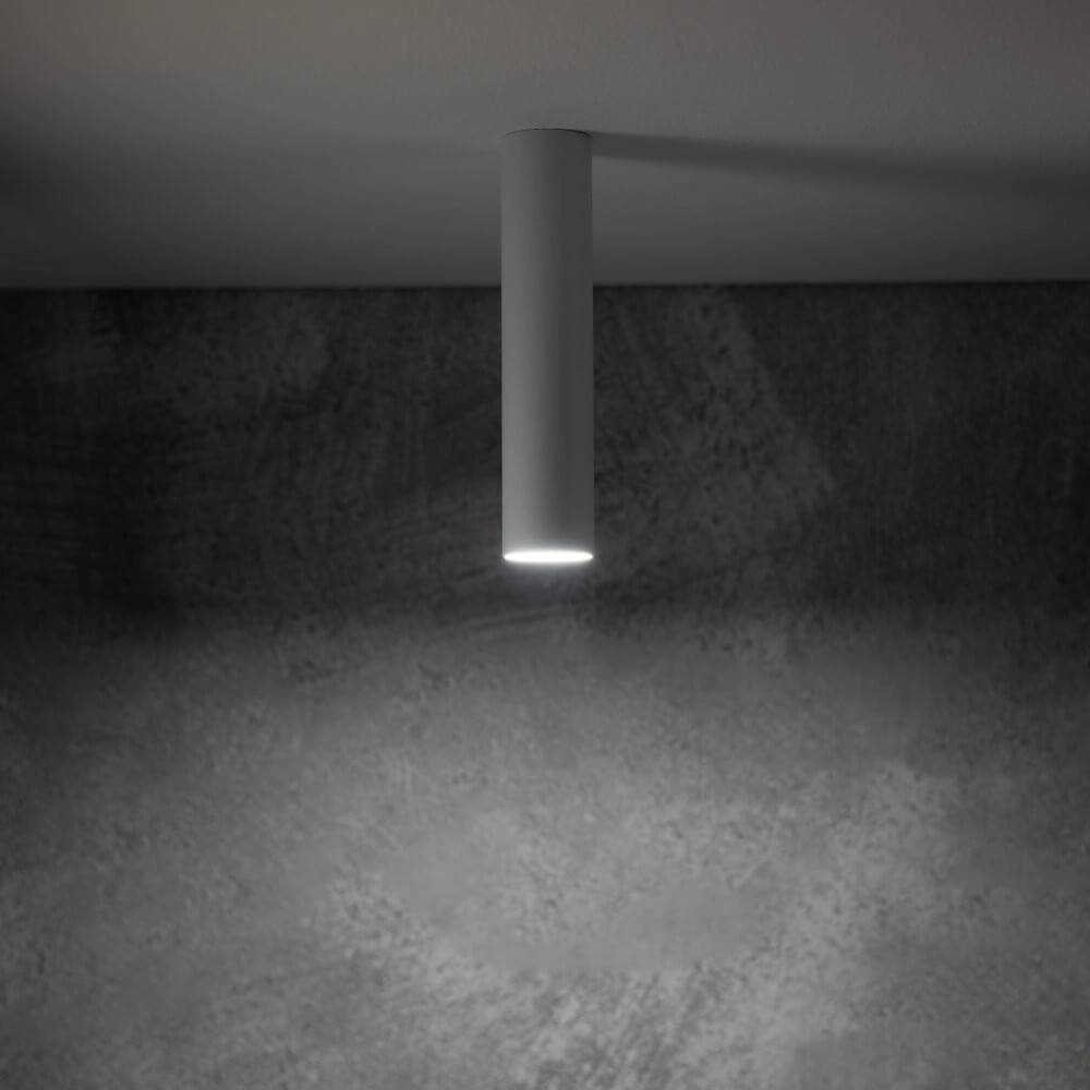 White narrow ceiling spotlight Fourty S Lyora 5903139107341