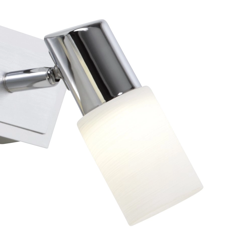 LED ceiling spot Series 8214 2-light metal gray with chrome Trio 4017807220896