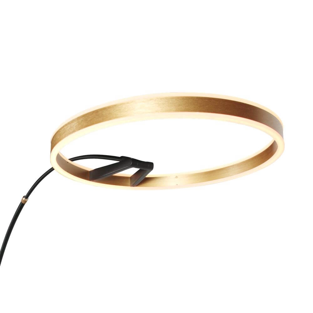 Design arc lamp Ringlux black with gold Steinhauer 8712746177398