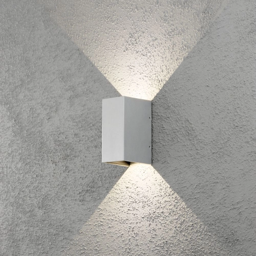 LED spot Cremona Up - Down 2x3w - 3000K 17cm matt silver KonstSmide 7318307940312