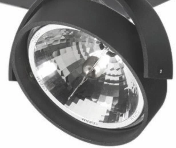 12 volt surface mounted spot Dutchess Block black Artdelight 8719831732272