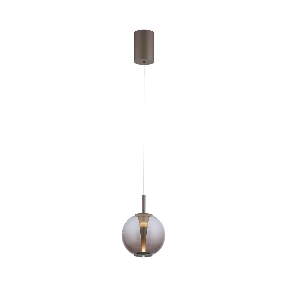 Led pendant light Pure Infinity with amber glass - Ø 18cm Paul Neuhaus 4012248399040