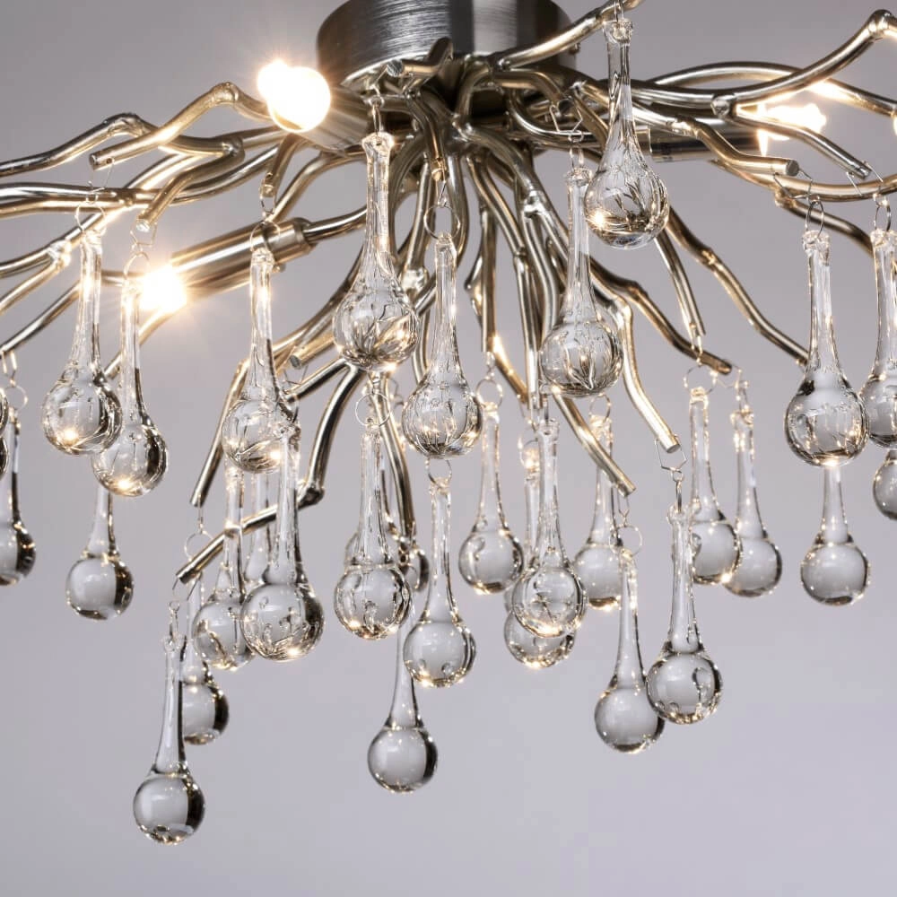 Chandelier Icicle metal 60cm Paul Neuhaus 4012248352076