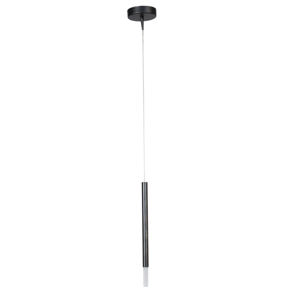 Black pendant hanging lamp Flute