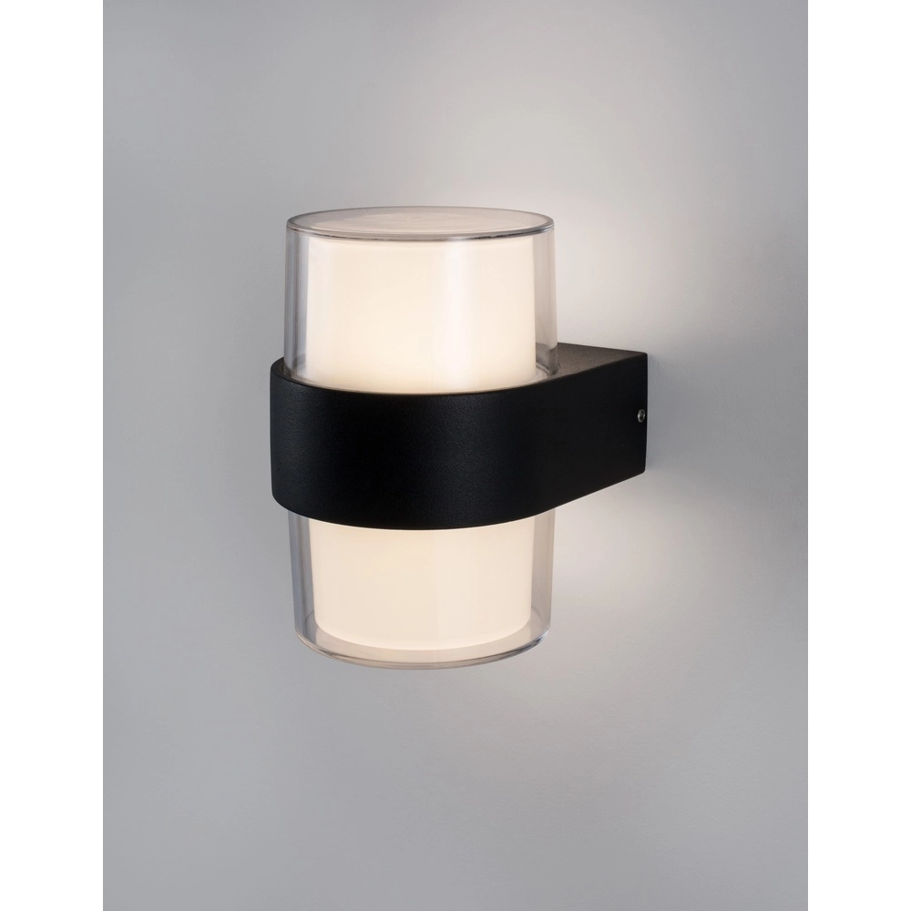 Design wall lamp Darf Double Black