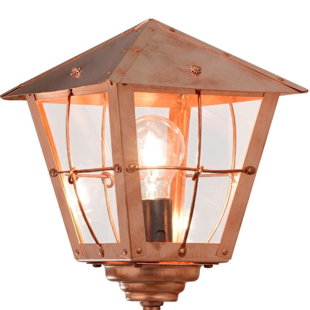 Country wall lamp Fenix 39cm copper KonstSmide 7318304389008
