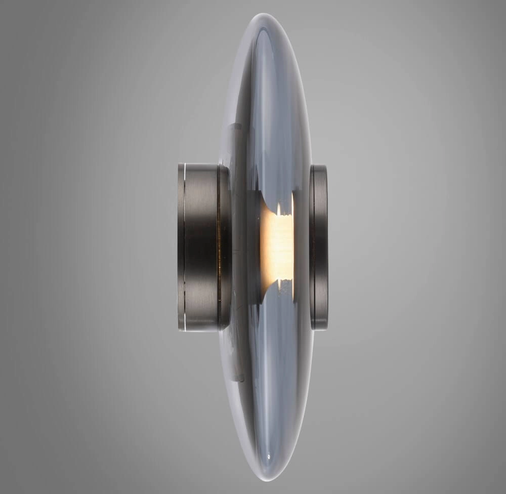 Design wall lamp Pure Vitrum gray Paul Neuhaus 4012248382622