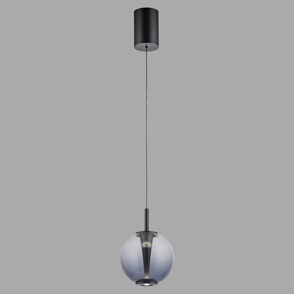 Led pendant light Pure Infinity with smoke glass - Ø 18cm