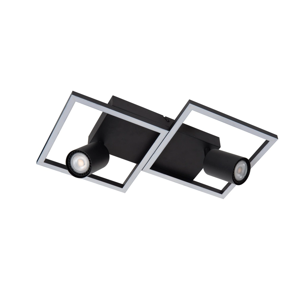 Design ceiling lamp Arianne LED with 2x GU10 black
