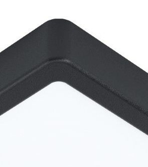 Square ceiling lamp Fueva 5 21cm - 4000K black Eglo 9002759992569