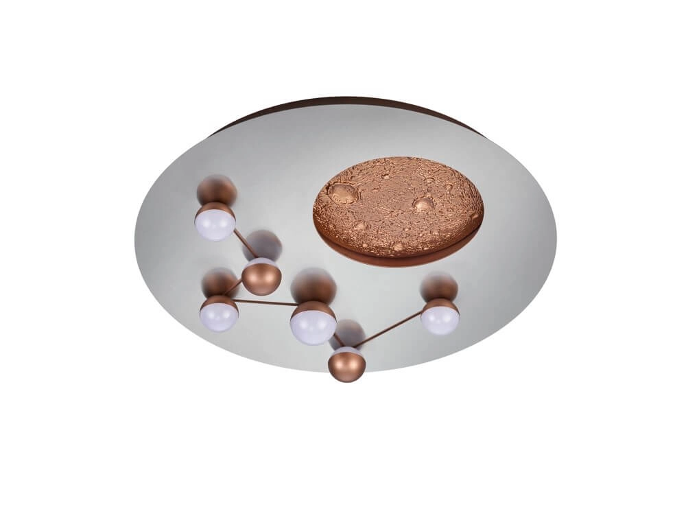 Designer ceiling lamp Zodiac gray
