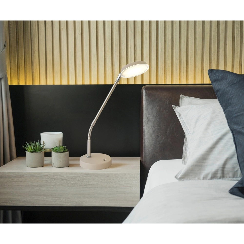 Desk lamp Silvio sand brown Globo 9007371593033