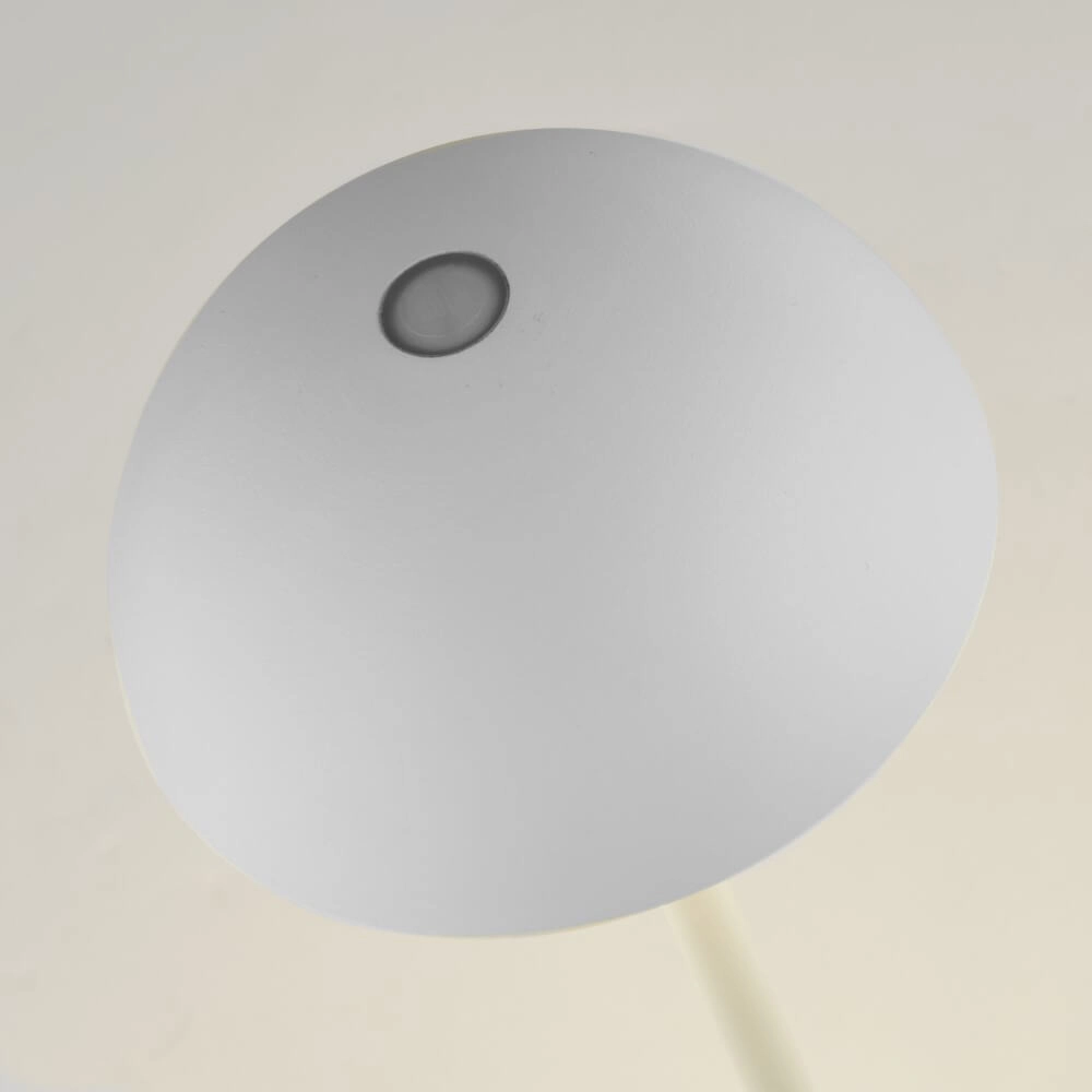 Wireless table lamp Portabello white Searchlight 5053423229829