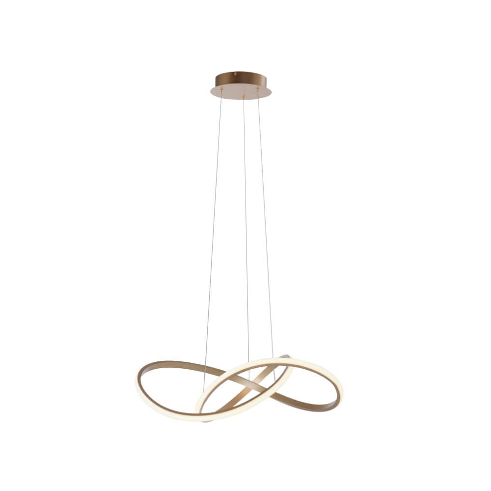 Pendant lamp Maria brass